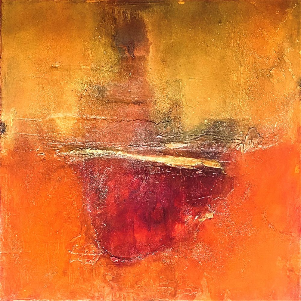 Ilusion I Fresko auf Leinwand I 50 x 50 cm.